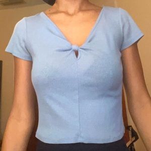 Tie front blouse